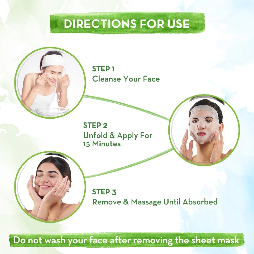 Hyaluronic Bamboo Sheet Mask with Rosehip Oil for Soft and Plump Skin - Image 5