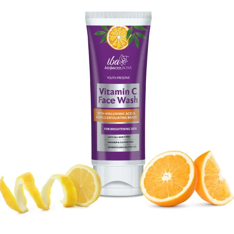 IBA Advanced Activs Youth Preserve Vitamin C Face Wash IBA Advanced Activs Youth Preserve Vitamin C Face Wash-Pack Size-100 ml