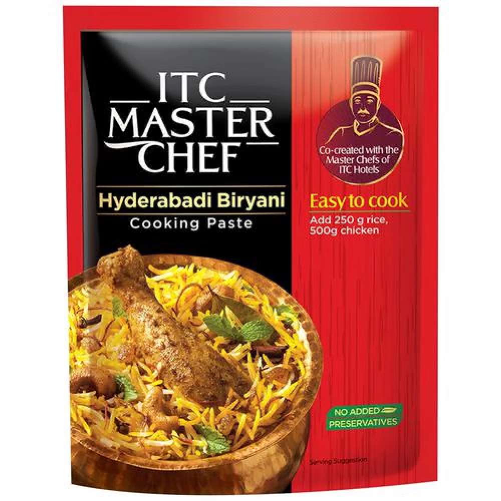 ITC Master Chef Hyderabadi Biryani Cooking Paste - Ready To Cook ITC Master Chef Hyderabadi Biryani Cooking Paste - Ready To Cook