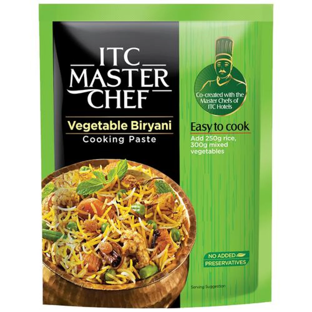 ITC Master Chef Vegetable Biryani Cooking Paste - Ready To Cook ITC Master Chef Vegetable Biryani Cooking Paste - Ready To Cook