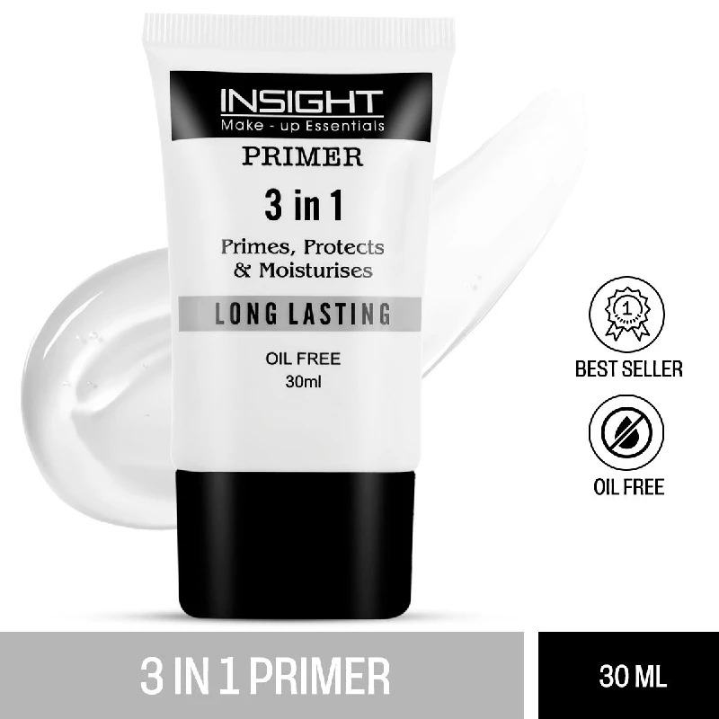 Insight Cosmetics 3 In 1 Long Lasting Primer Insight Cosmetics 3 In 1 Long Lasting Primer-Pack Size-30 ml
