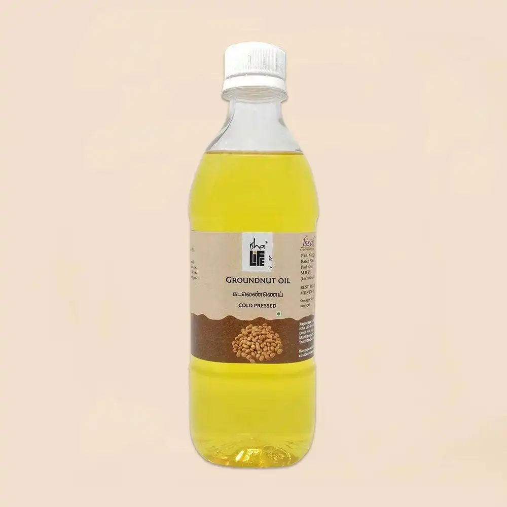 Isha Life Cold pressed Groundnut Oil - Image 5
