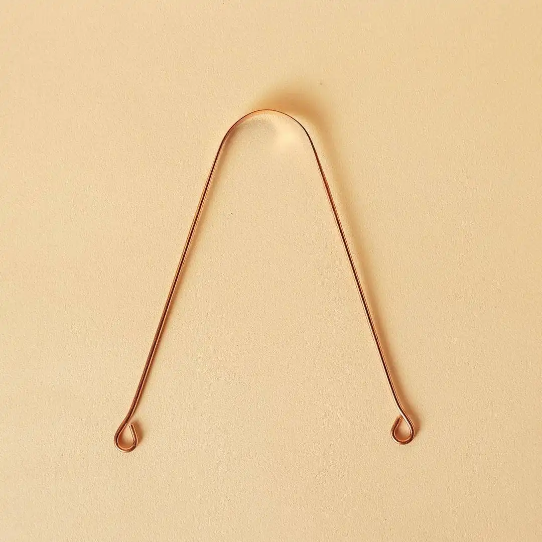 Isha Life Copper Tongue Cleaner Tongue Scraper For Oral Hygiene