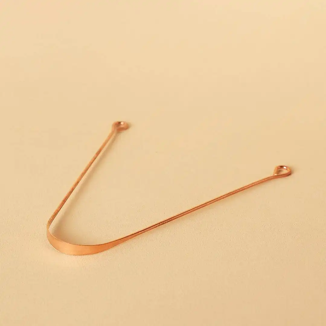 Isha Life Copper Tongue Cleaner - Tongue Scraper For Oral Hygiene - Image 2