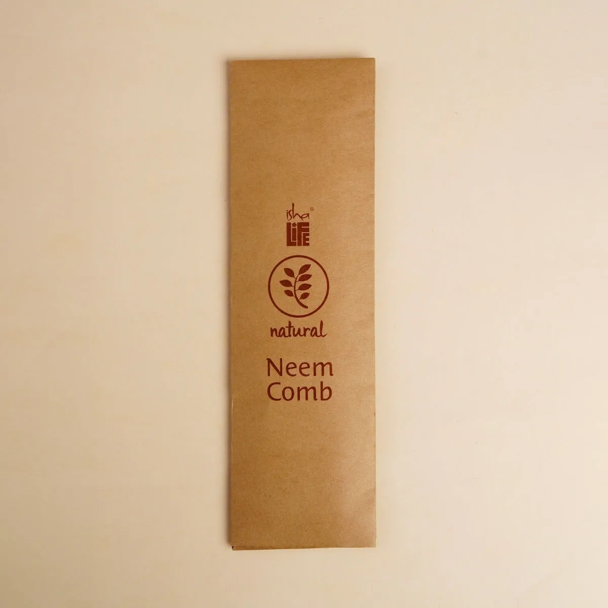 Isha Life Handmade Neem Wood Comb Single teeth - Image 4