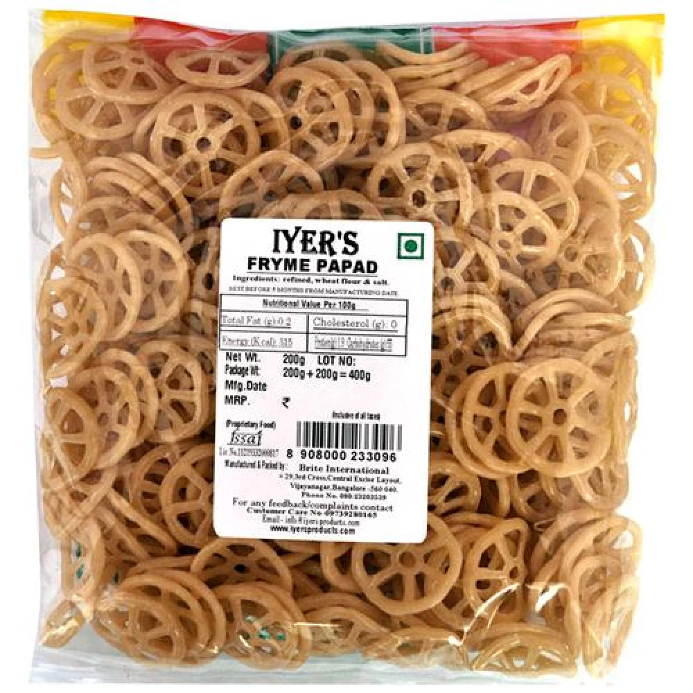 Iyers  Papad - Fryum - Image 2