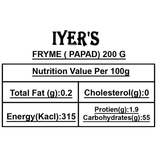 Iyers  Papad - Fryum - Image 3