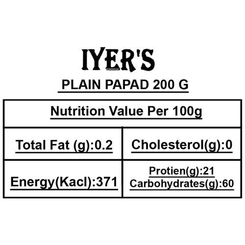 Iyers  Papad - Plain - Image 3