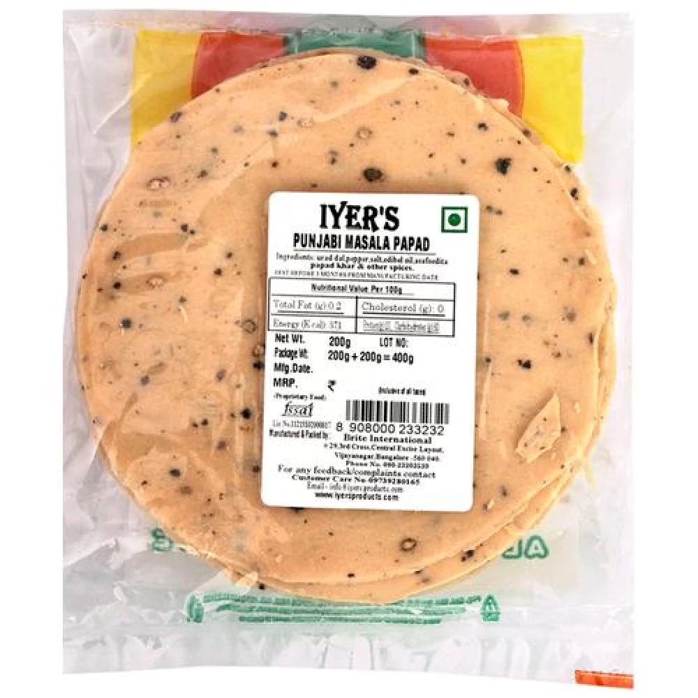 Iyers  Papad - Punjabi Masala - Image 2
