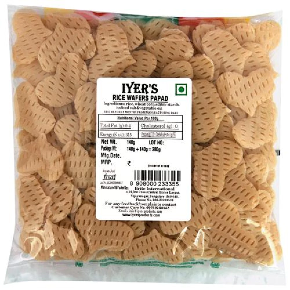 Iyers  Wafers - Rice - Image 2
