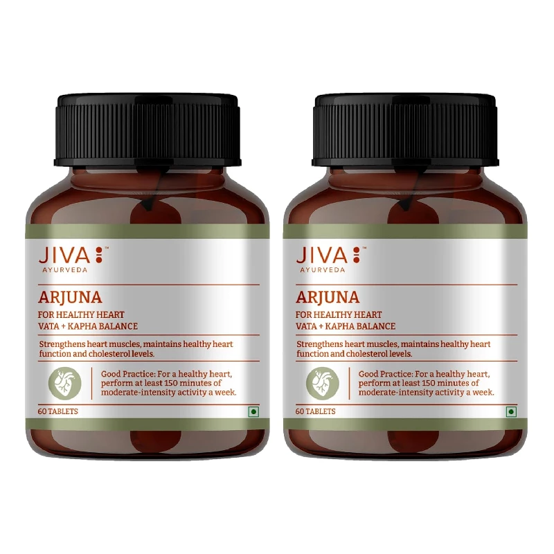 Jiva Ayurveda Arjuna 60 Tablets 500mg - Image 5