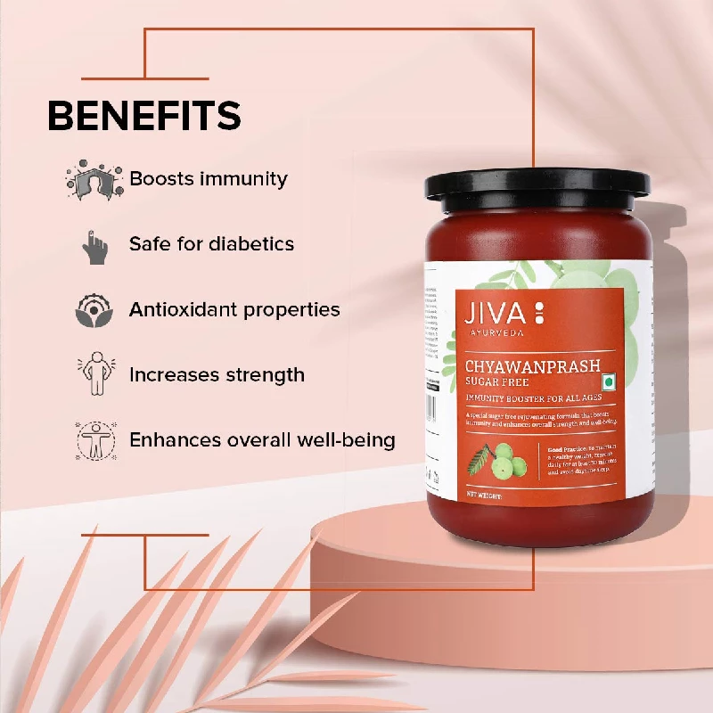 Jiva Ayurveda Sugar Free Chyawanprash & Immunity Booster Chyawanprash 500 g - Image 4