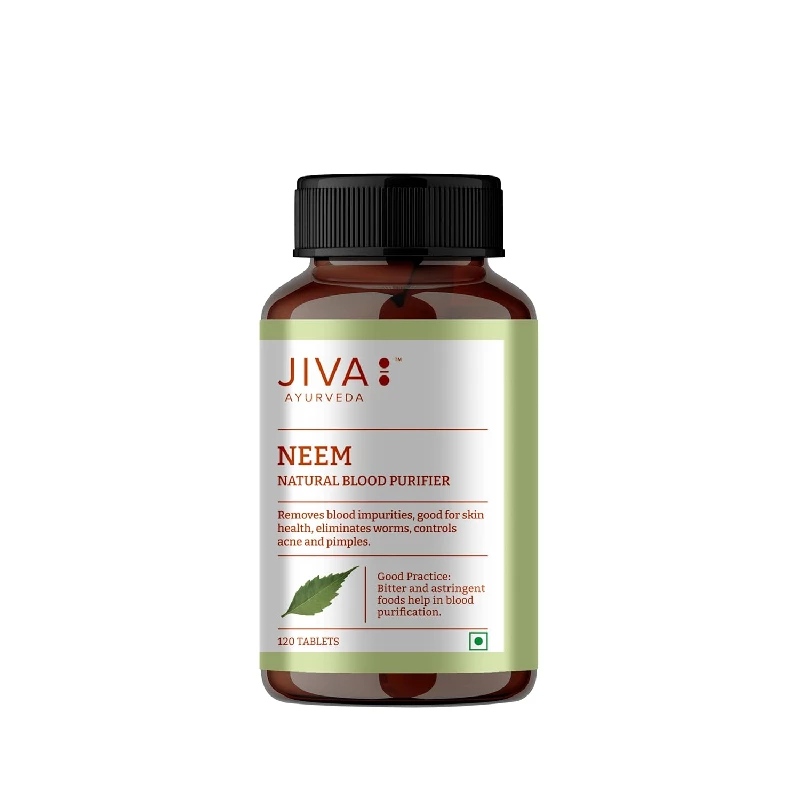 Jiva Ayurveda Neem Tablet 120 & Neem Syrup (200 ml) - Image 2