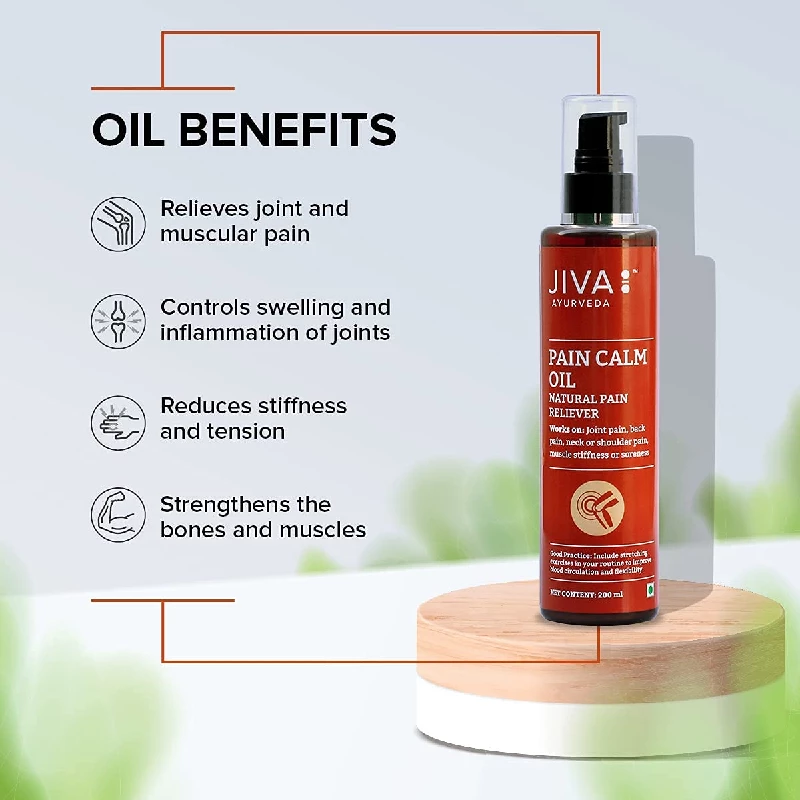 Jiva Ayurveda Pain Calm Oil - Image 3