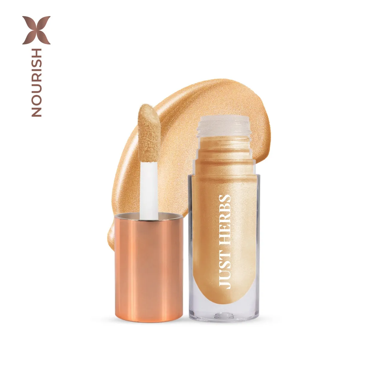 Just Herbs Glaze Nectar Liquid Highlighter with Shea Butter and Aloe Vera