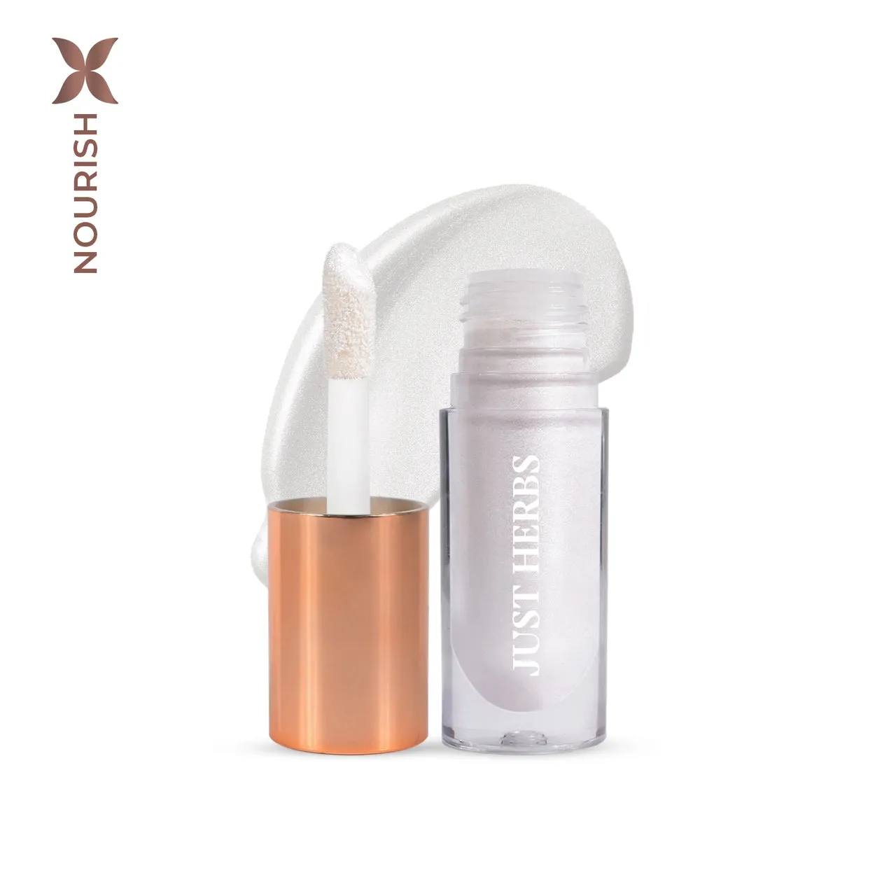 Just Herbs Glaze Nectar Liquid Highlighter with Shea Butter and Aloe Vera - Image 12