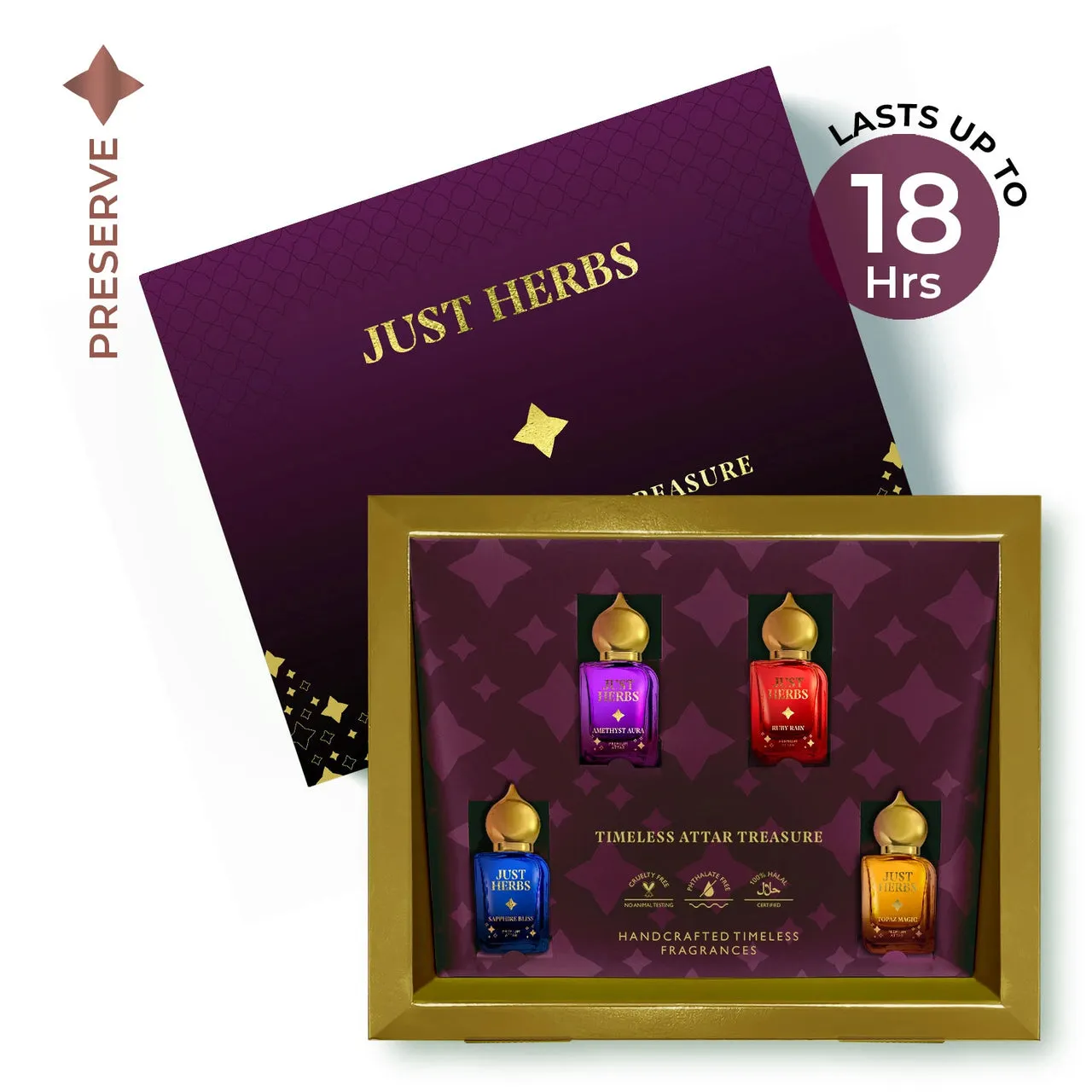 Just Herbs Timeless Attar Treasure Just Herbs Timeless Attar Treasure-Pack Size-40 ml