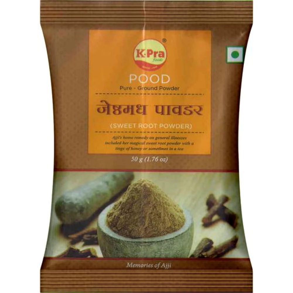K PRA  Jyeshtha Madh Powder K-PRA  Jyeshtha Madh Powder--50 g Pouch