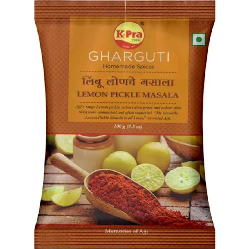 K PRA  Lemon Pickle Masala K-PRA  Lemon Pickle Masala--100 g Pouch