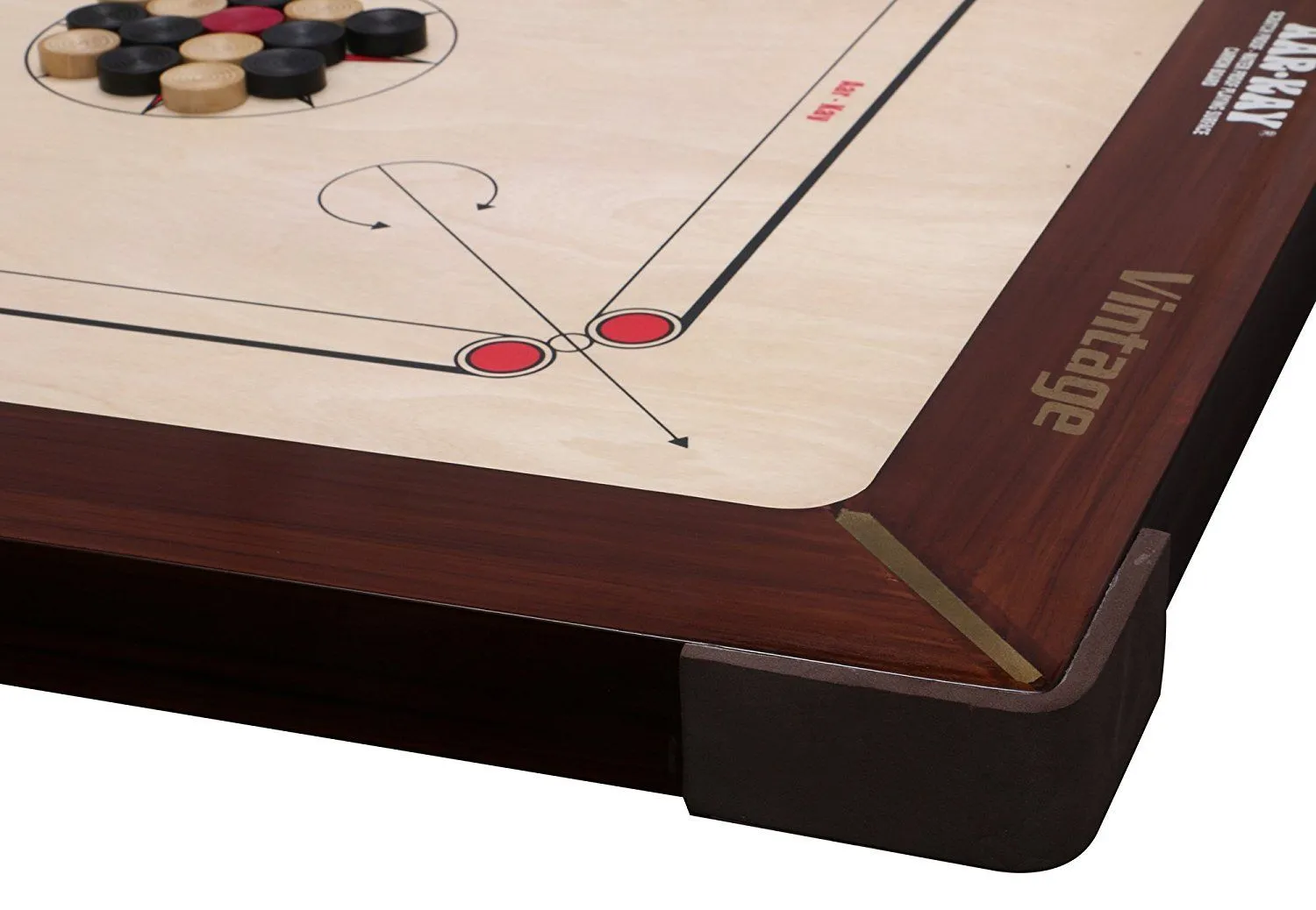 KD Sports Aar-Kay Carrom Board Vintage Champion Plywood Approved By Carrom Federation Of India & International Carrom Federation - Image 12