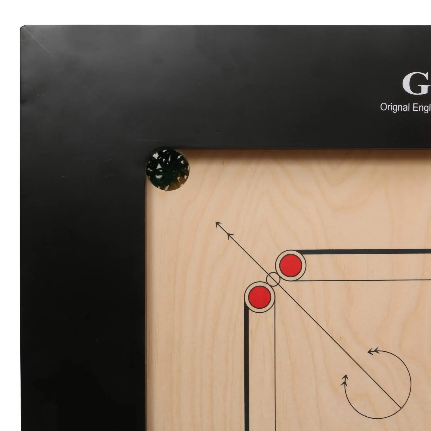 KD Sports Golden Carrom Board Game Board Bulldog Ply Wood Board With Coin, Striker & Cover, Aicf Approved Used In National & International Tournament - Image 7