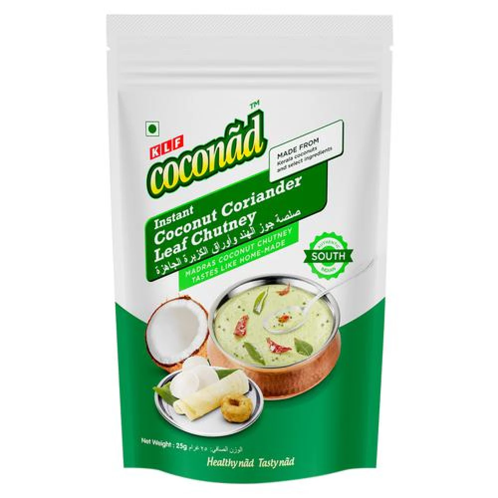 Klf Coconad Instant Coconut Coriander Leaf Chutney No Preservatives