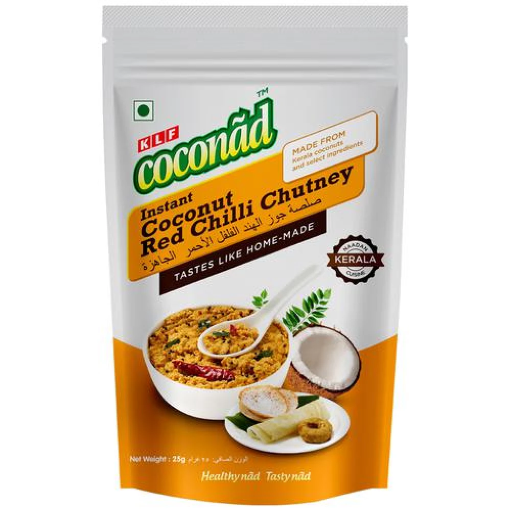 Klf Coconad Instant Coconut Red Chilly Chutney No Preservatives