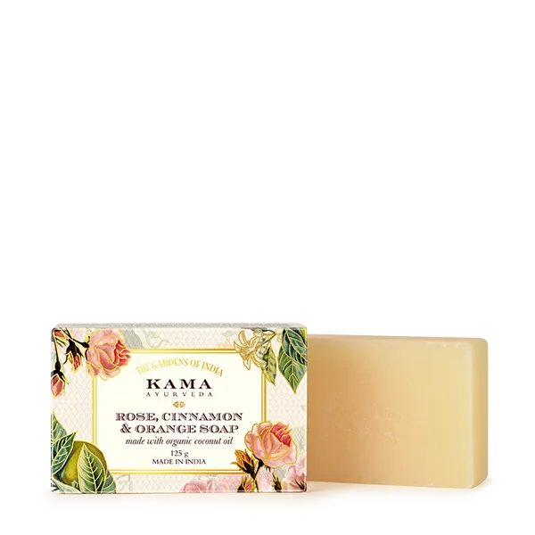 Kama Ayurveda Rose, Cinnamon & Orange Soap - Image 2