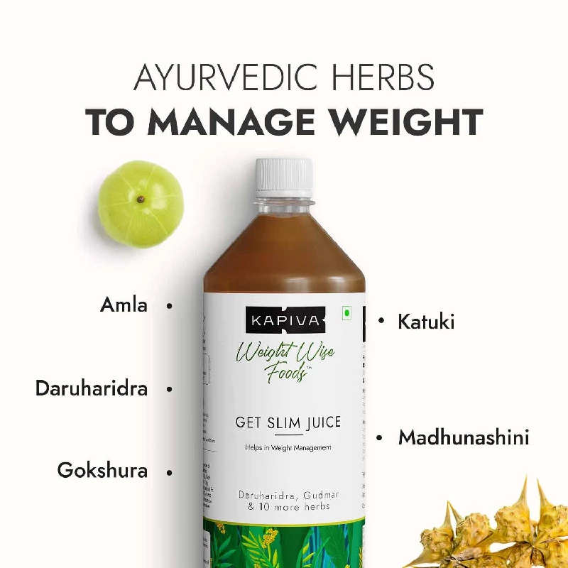 Kapiva Get Slim Juice - Healthy Weight Management Through 12 Ayurvedic Herbs Aids Metabolism and Digestion - Image 5