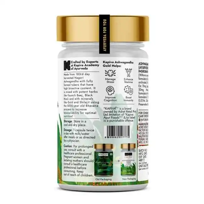Kapiva Ashwagandha Gold Capsules - Image 12