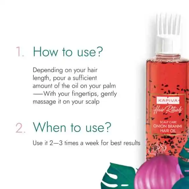 Kapiva Onion Brahmi Hair Oil - Image 6