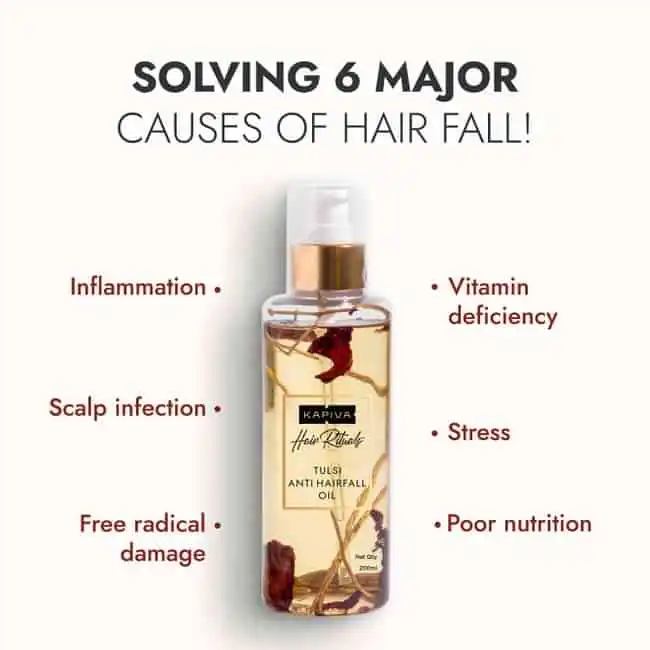 Kapiva Tulsi Anti Hairfall Oil - Image 4