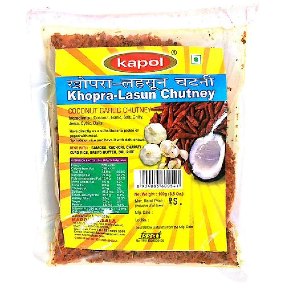 Kapol Chutney Khopra Lasun