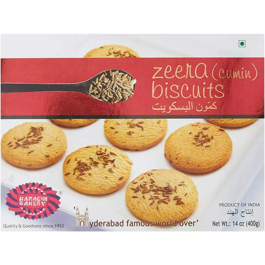 Karachi Bakery Zeera Biscuits Karachi Bakery Zeera Biscuits-Pack Size-400 g