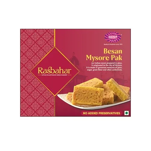 Karachi Bakery Besan Mysore Pak Karachi Bakery Besan Mysore Pak-Pack Size-200 g