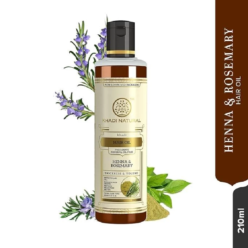 Khadi Natural Rosemary & Henna Hair Oil - Image 6