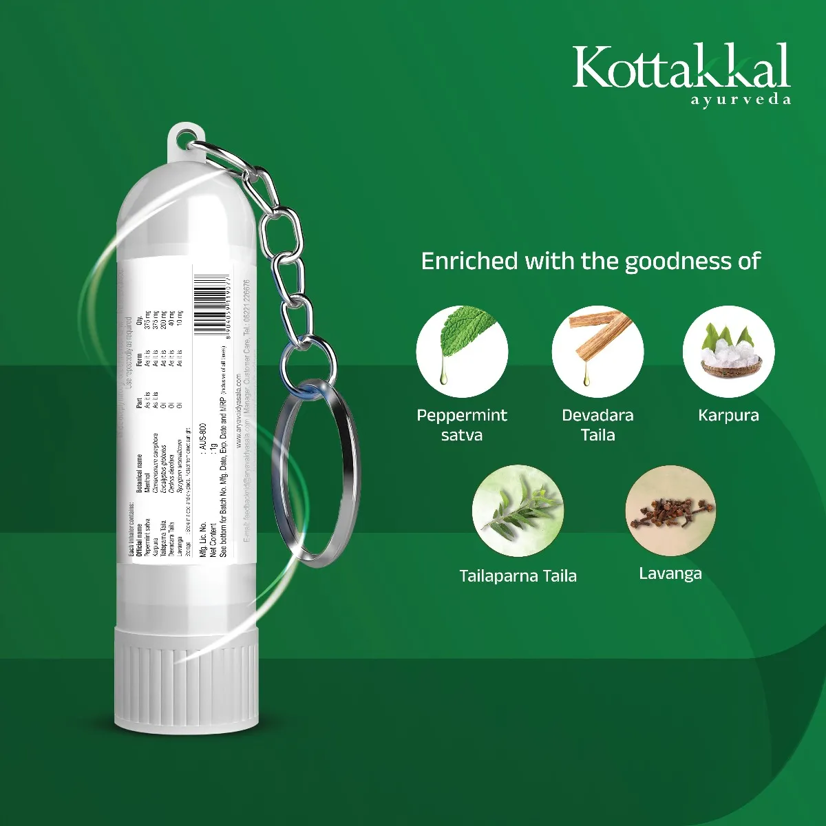Kottakkal Ayurveda Kottakkal Ayurveda Ashwas Inhaler - Image 3