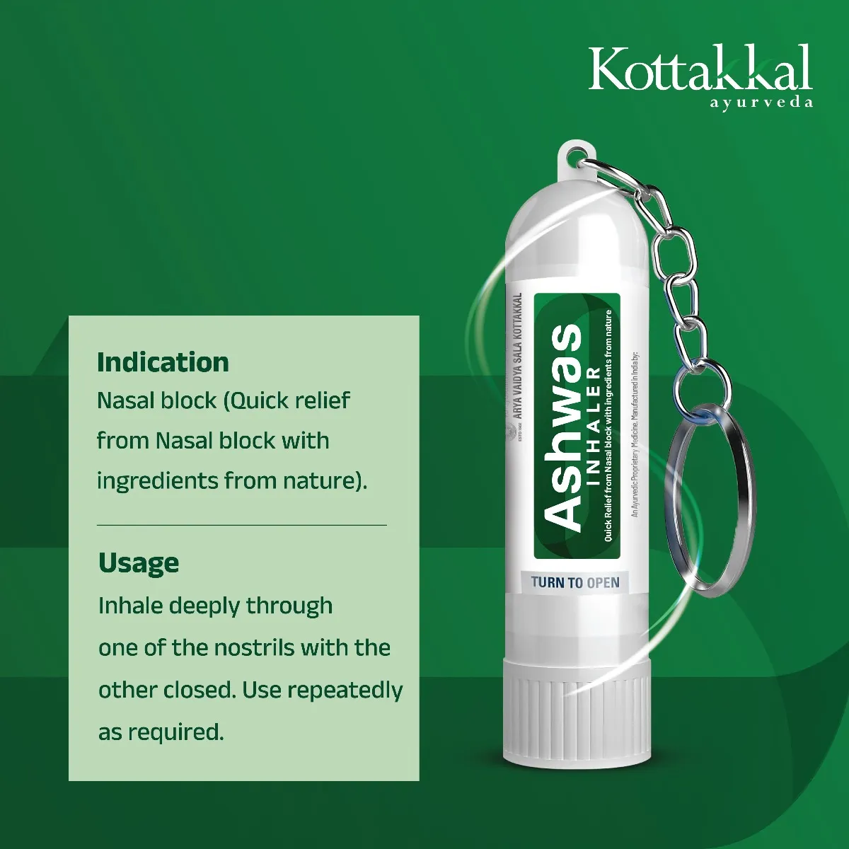 Kottakkal Ayurveda Kottakkal Ayurveda Ashwas Inhaler - Image 4