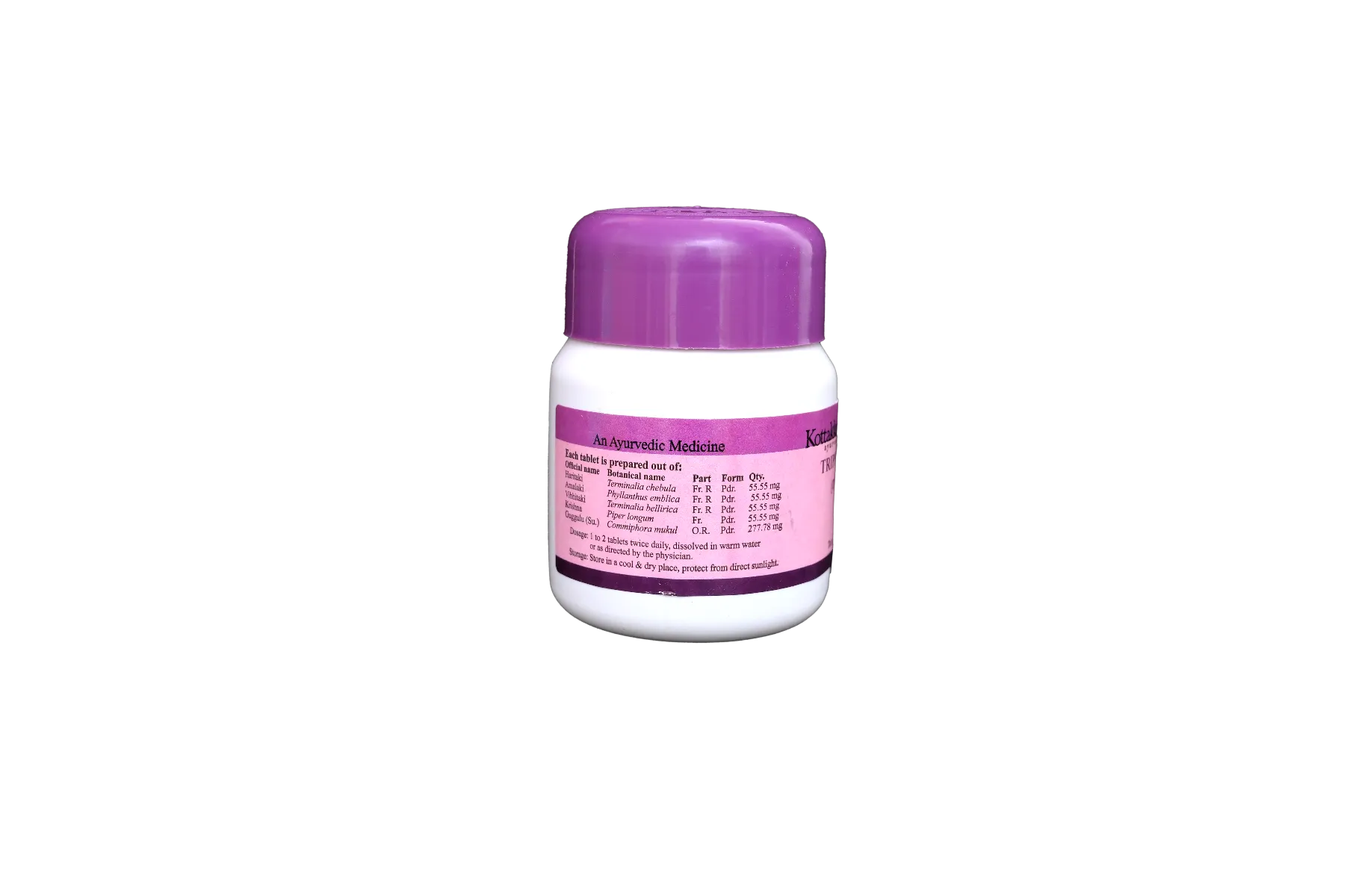 Kottakkal Ayurveda Thriphalaguggulu Tablet - Image 3