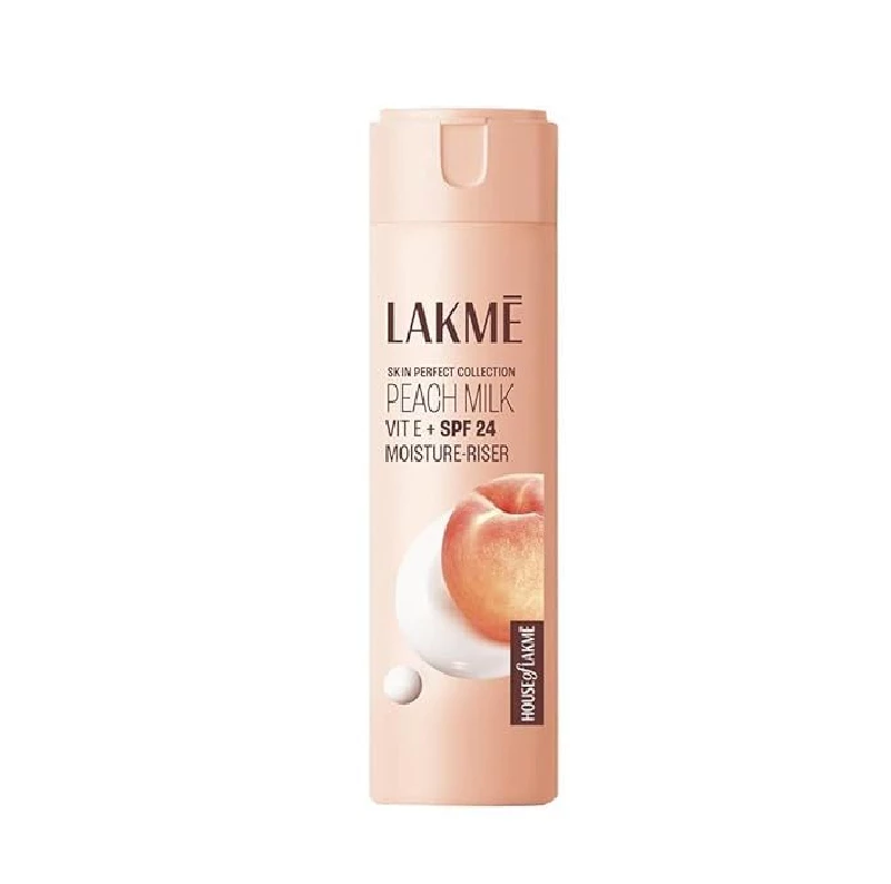 Lakme Peach Milk Moisturizer SPF 24 Sunscreen Lotion Lakme Peach Milk Moisturizer SPF 24 Sunscreen Lotion-Pack Size-120 ml