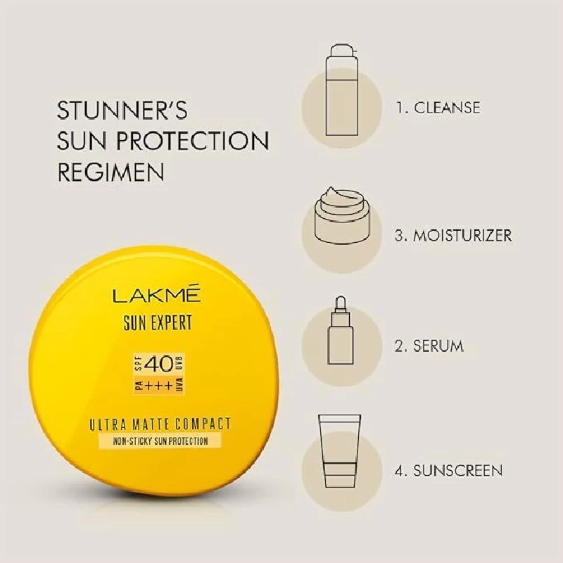 Lakme Sun Expert Ultra Matte SPF 40 Pa+++ Compact - Image 4
