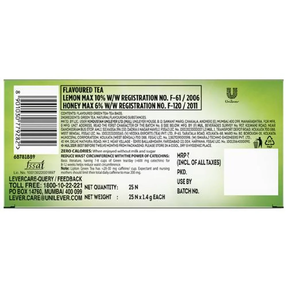 Lipton Honey Lemon Green Tea - Image 9