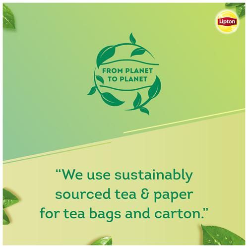 Lipton Tulsi Natura Green Tea Bags - Image 7