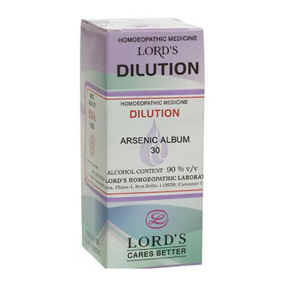 Lord's Homeopathy Arsenic Album Dilution 30 CH - Image 1
