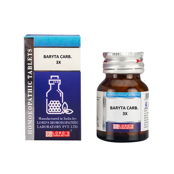 Lord's Homeopathy Baryta Carb Trituration Tablet 3X - Image 1