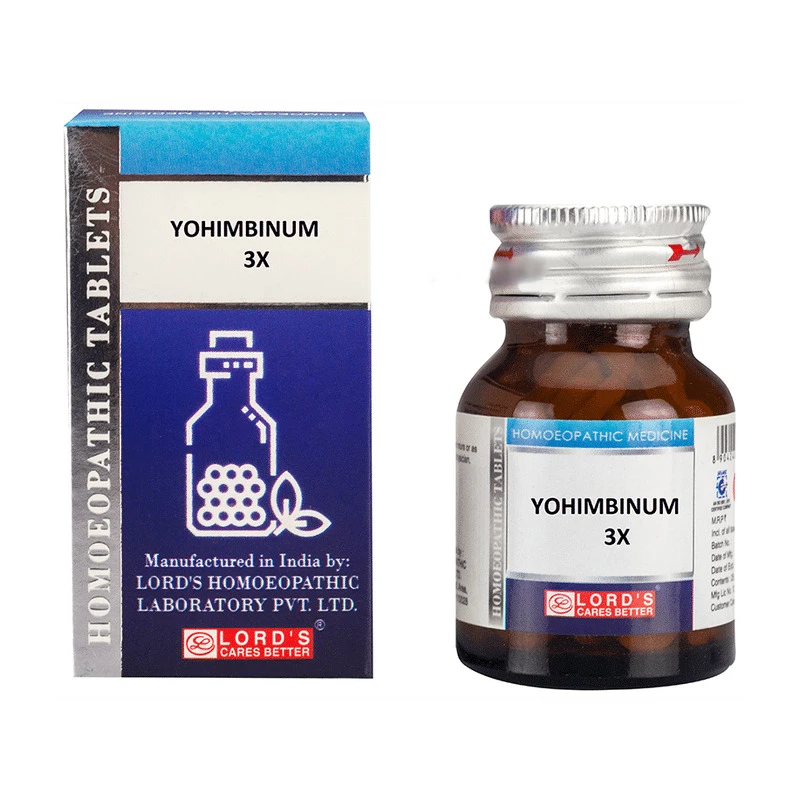 Lord's Homeopathy Yohimbinum Trituration Tablet 3X - Image 1
