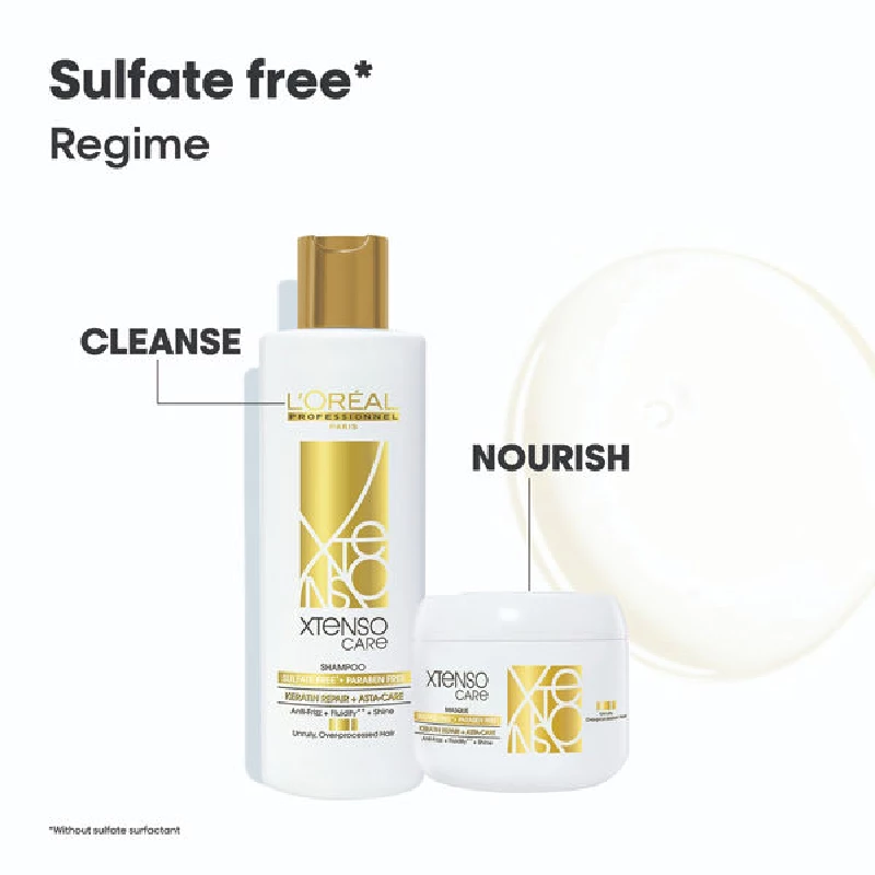 Loreal Professionnel X-Tenso Care Sulfate free Shampoo & Masque - Image 2