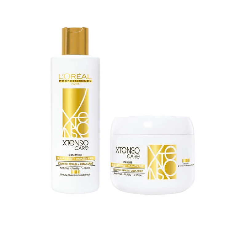 Loreal Professionnel X-Tenso Care Sulfate free Shampoo & Masque - Image 8