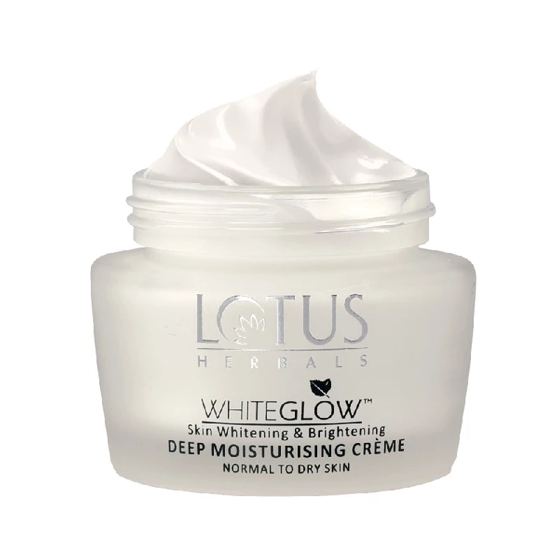 Lotus Herbals WhiteGlow Deep Moisturising Creme SPF 20 PA+++ Lotus Herbals WhiteGlow Deep Moisturising Creme SPF 20 PA+++-Pack Size-60 g