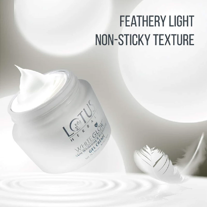 Lotus Herbals WhiteGlow Skin Whitening And Brightening Gel Face Cream with SPF-25 - Image 5